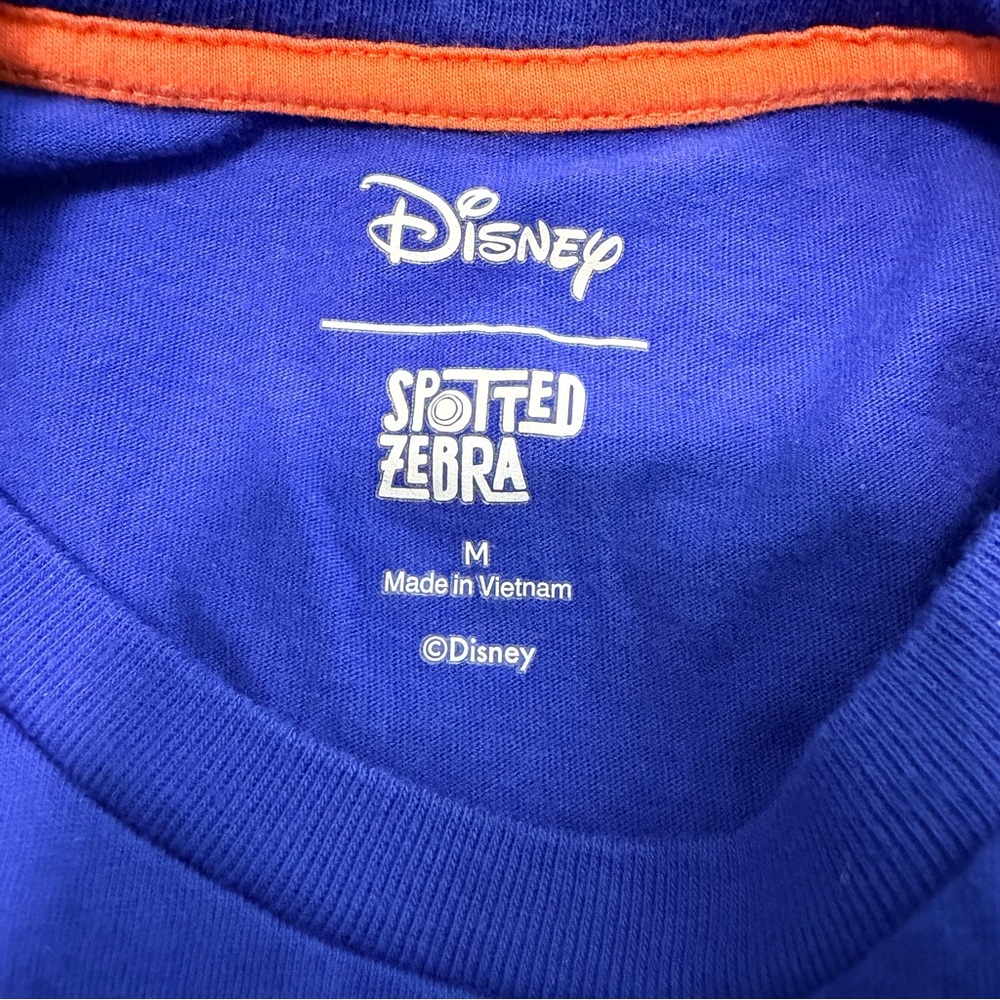 Disney Donald Duck Graphic Long Sleeve T-Shirt Blue Youth Kids Cartoon Tee - Picture 3 of 4